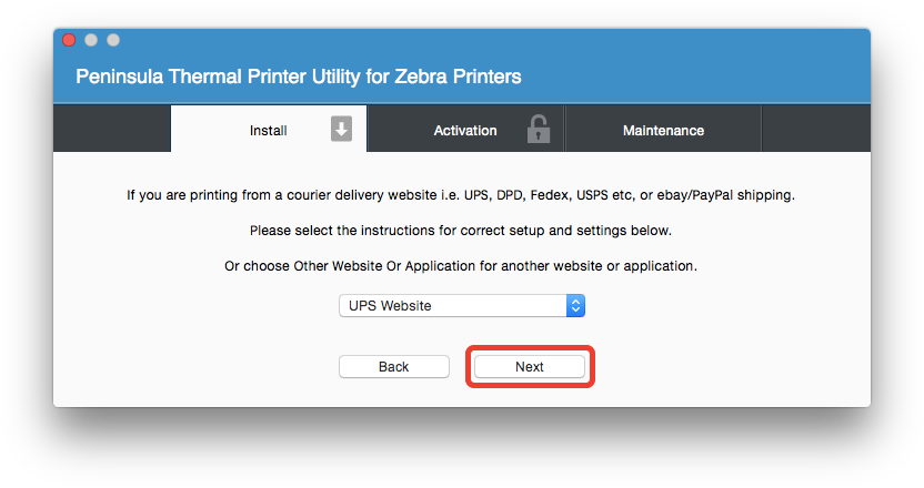 mac thermal printer driver