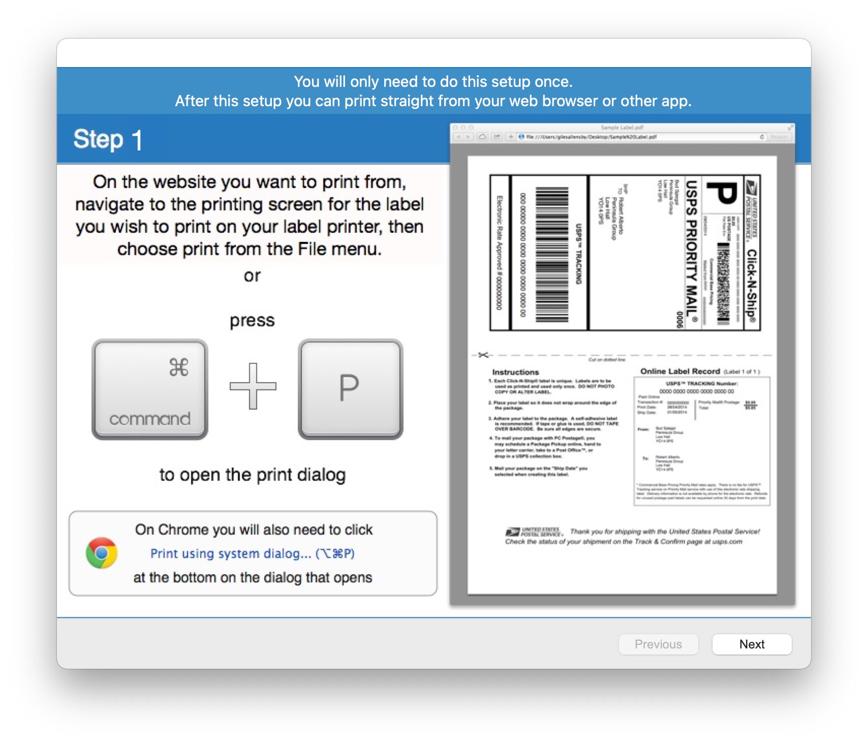 Print Shipping Labels Directly From The Usps Website To Your Thermal Printer On Mac